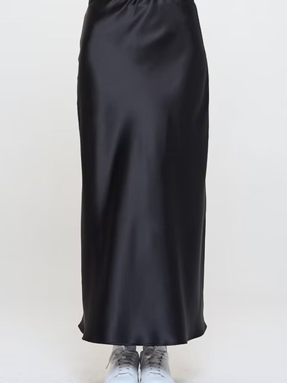 Renee C Satin Maxi Skirt